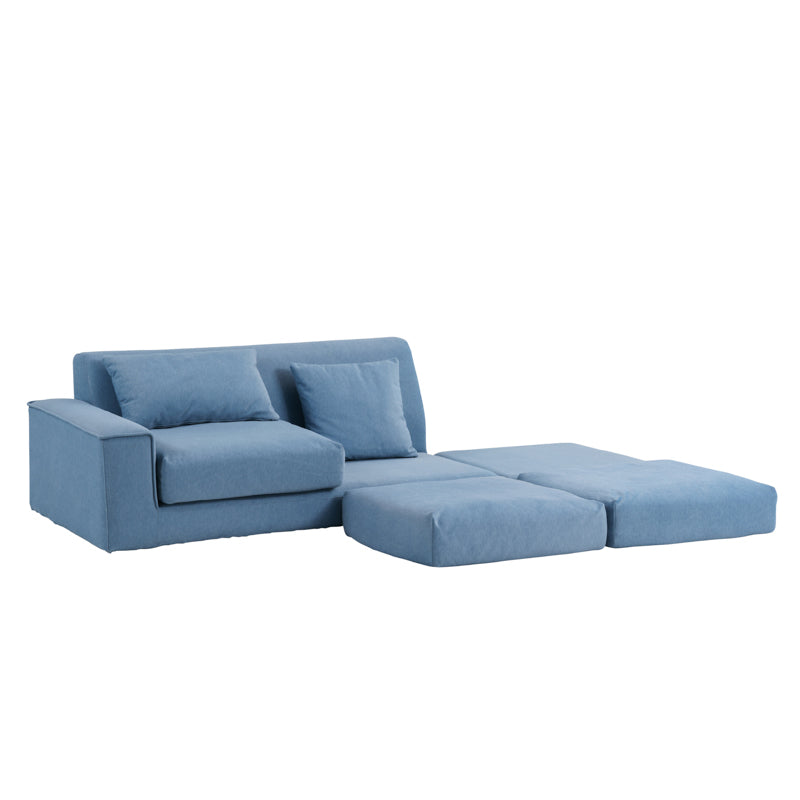 リラックスフォーム　オットマン　青　ブルー RELAX FORM SAVON OTTOMAN / リラックスフォーム サボン