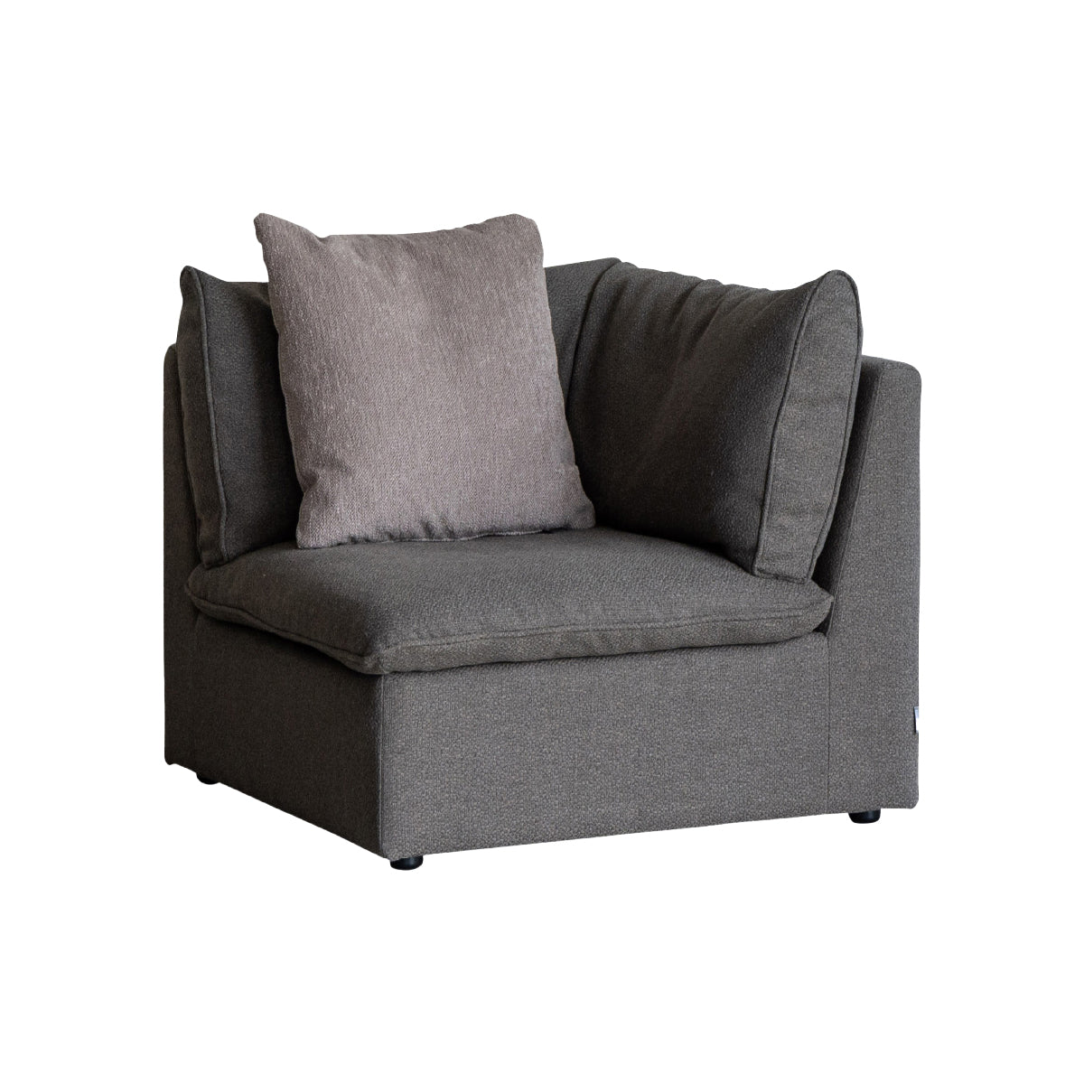 オフトソファ コーナー GRAチャコールグレー/TIMベージュ | 家具