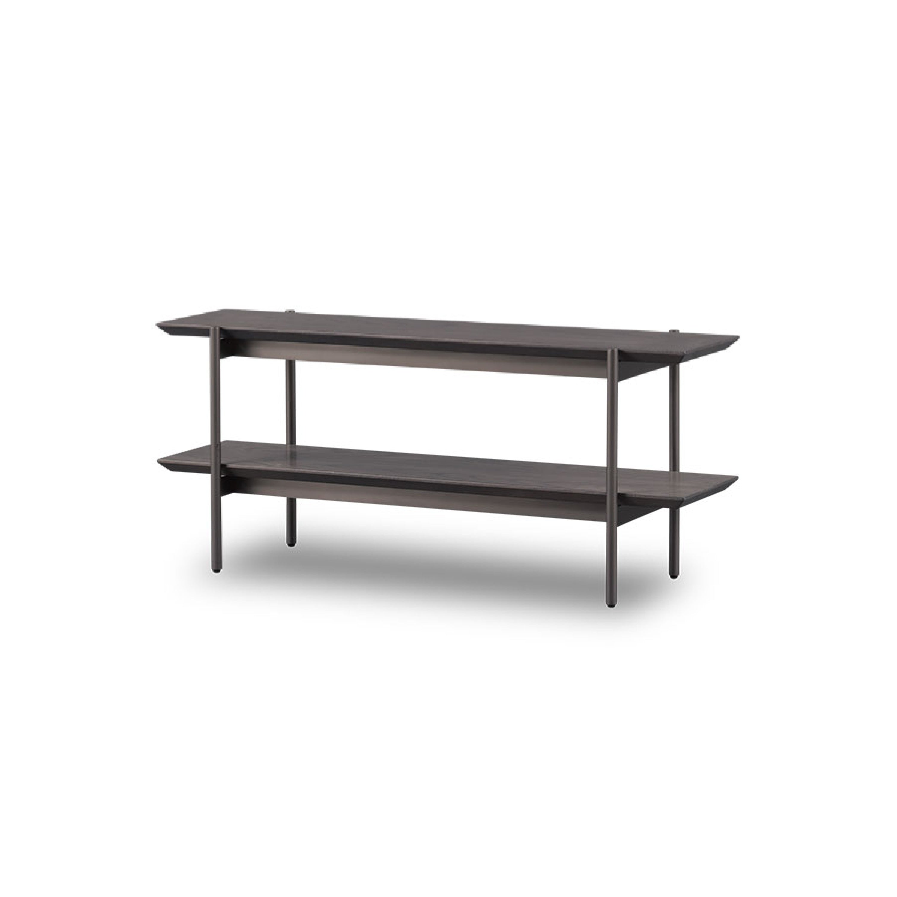【関東限定】関家具　FEDERICO II 　オーク無垢材 公式 関家具】 【OUTLET】コルディナ シェルフ アッシュダークブラウン