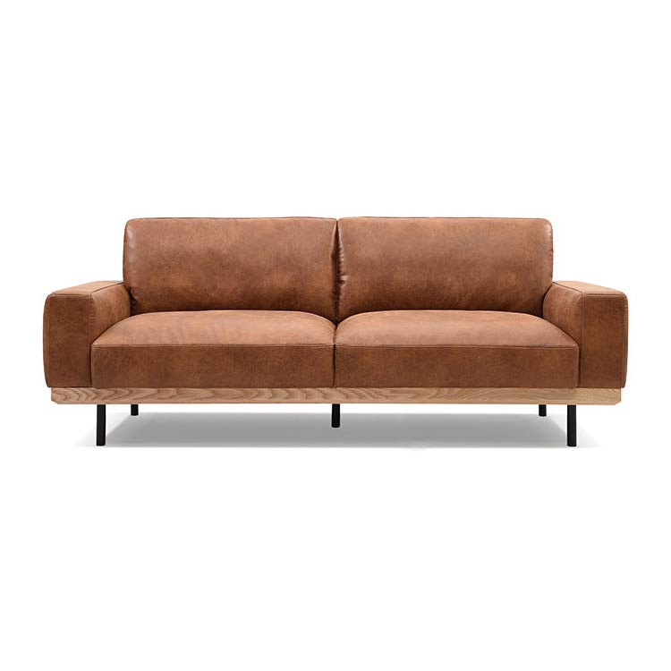 オセル　3人掛けソファー 開梱設置付 ソファー 新素材ファブリック カウチソファー 3人掛け