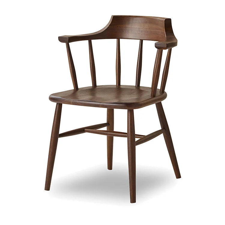 ホタカ ダイニングチェアハーフアーム 板座