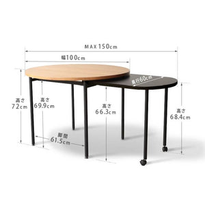 カペルⅡ ダイニングテーブル #オーク×ブラック