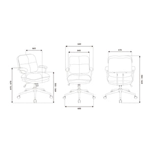 フロッケ オフィスチェア キャスター脚 #ホワイト