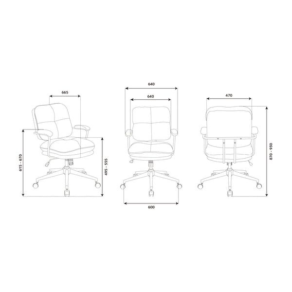 フロッケ オフィスチェア キャスター脚 #ホワイト