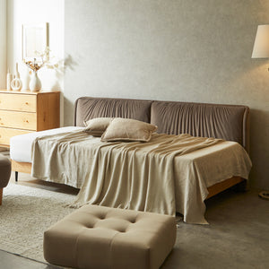 ベッドフレーム＋サイドクッション<br> #シングル #ベッドフレーム単体