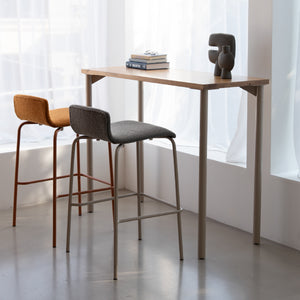 天板は2サイズ、脚はブラックとグレージュの2色からお選びいただけます。 #オーク #幅120cm×奥行50cm #LEG08（ブラック）