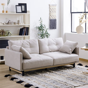 ボレアス 2.5人掛けソファ 幅180cm #プラチナグレー