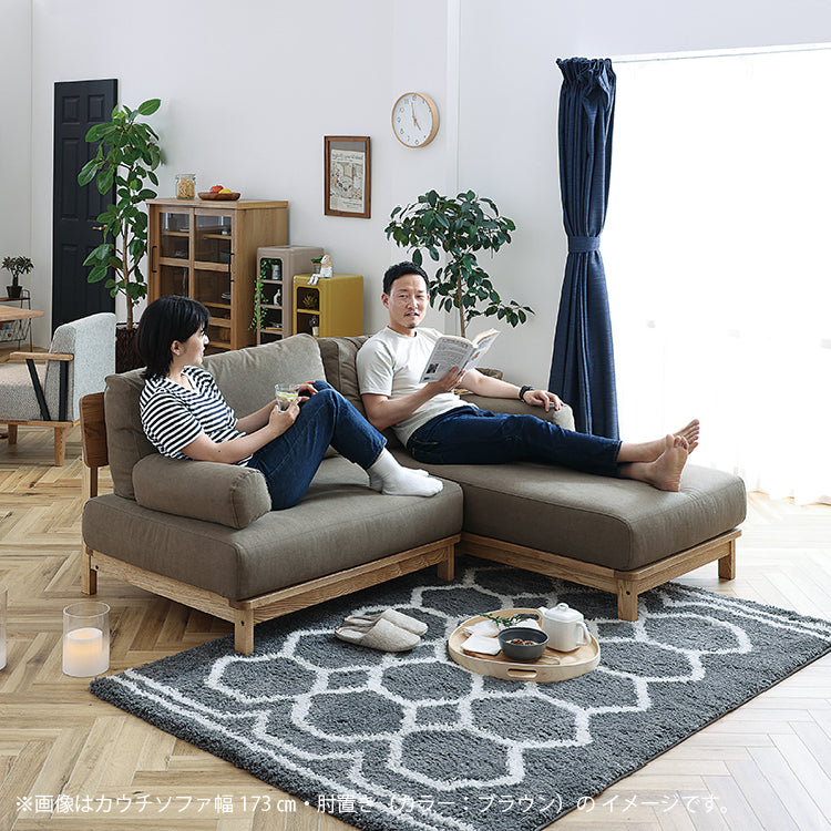 マナー④ 1.5人掛けソファ 幅100cm ファブリック