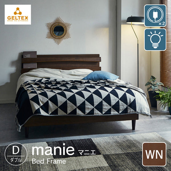 マニエⅣ ベッドフレーム シングル レッグタイプ スノコ仕様 #ダブル #レッグ #スノコ