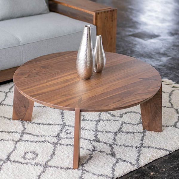 トラビス リビングテーブ #ウォールナット #丸型