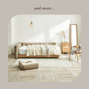 クッションの組み合わせ次第で、<br> ソファのような寛ぎまで叶えます。 #シングル #ベッドフレーム単体