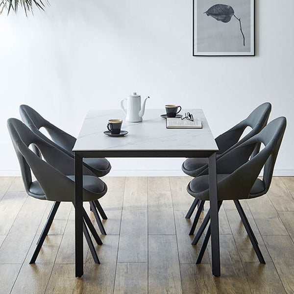 アーロン ダイニングテーブル #ホワイト