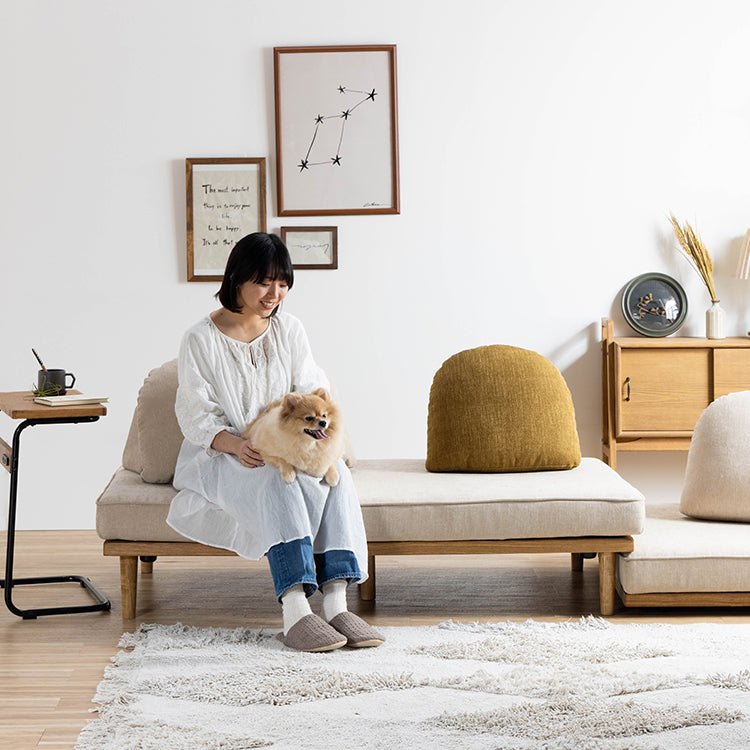 モーク 2.5人掛けソファ 幅180cm 組み合わせ ベース