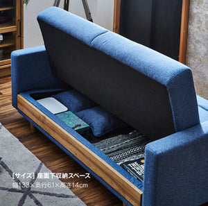 シーズ 2人掛けソファベッド #グレー