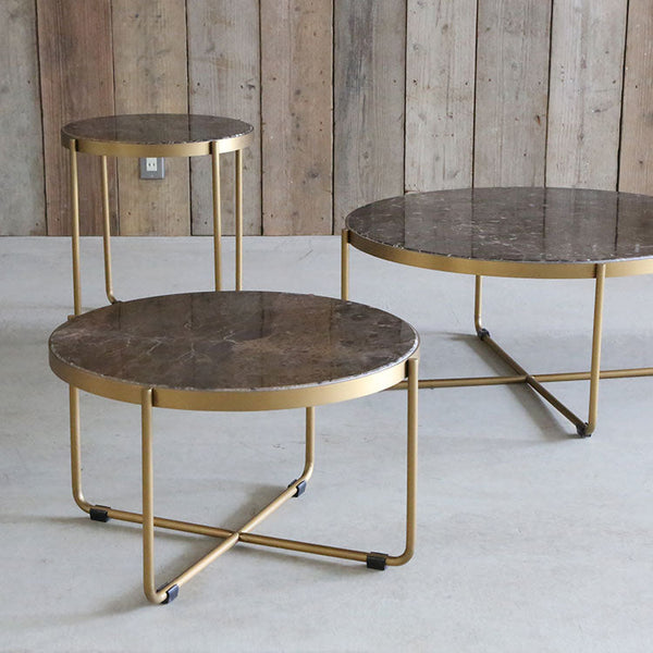 マーブルリビングテーブル #大理石 #60cm