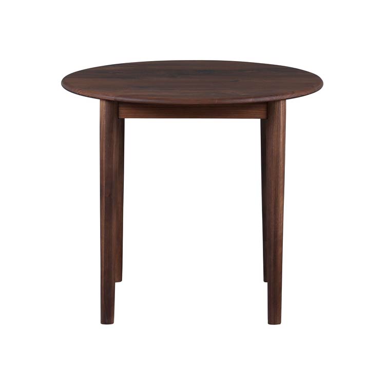 マルト ダイニングテーブル 幅90㎝ 丸 ウレタン塗装 ウォールナット