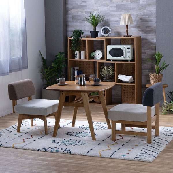 メレⅢ 1人掛け 回転ソファ #モカブラウン×ミストホワイト