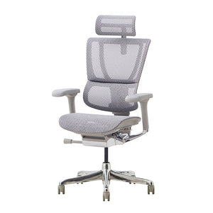 エルゴヒューマン FIT2 HAM オフィスチェア #グレーフレーム×ホワイト