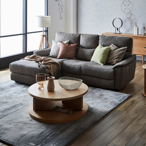 エルドラド　右カウチ #LT01 キャメル（レザーテックス アニリン）