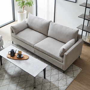 ※こちらはカラー「シャイングレー」のイメージです。 #A41 カスタード（ファブリックAランク）