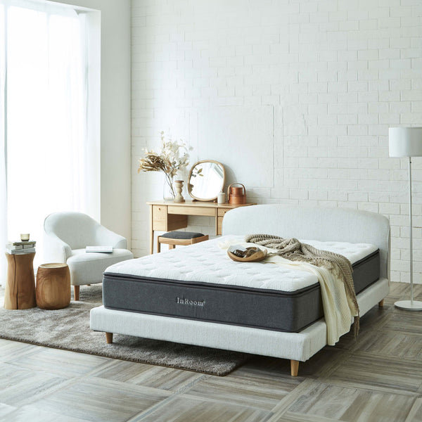 パメラ ベッドフレーム #フロストグレー #シングル