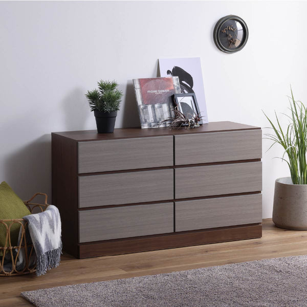 ダンク チェスト #ウォールナット #幅80cm‐5段