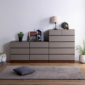 ダンク チェスト #ウォールナット #幅80cm‐5段