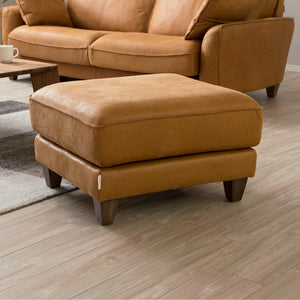 クセのないシンプルでベーシックなデザイン。どんなインテリアにも合わせやすいのが特徴です。 #LT01 キャメル（レザーテックス アニリン） #木脚