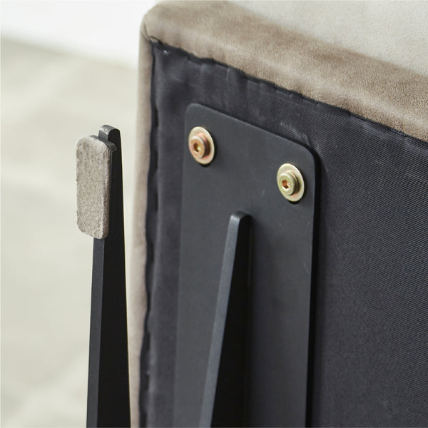 脚裏にはフェルトが付いております。 #PLT102 インディーブルー（プライムレザーテックス）