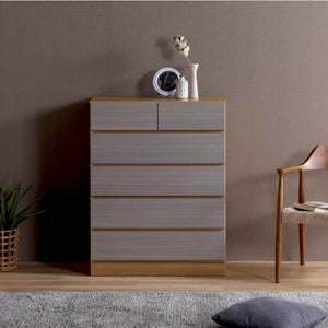 ダンク チェスト #ウォールナット #幅80cm‐5段