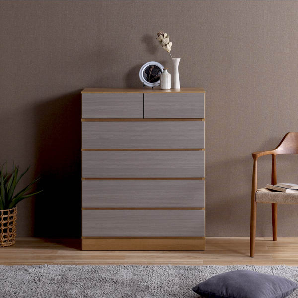 ダンク チェスト #ウォールナット #幅80cm‐5段