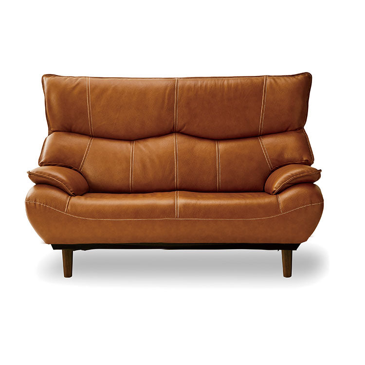 マリアン 2人掛けソファ 幅159cm 本革 合成皮革