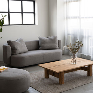 アールド オットマン ソファ 幅97cm #ルーケグレージュ