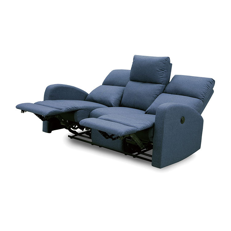 10/4【Croonシリーズ】定価89800円 関家具 3人用電動リクライニング 