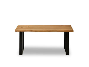 画像は幅150cmサイズのイメージです #オーク #スチールC脚 #オイル塗装