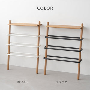 スーク シューズ ラック #オーク×ホワイト