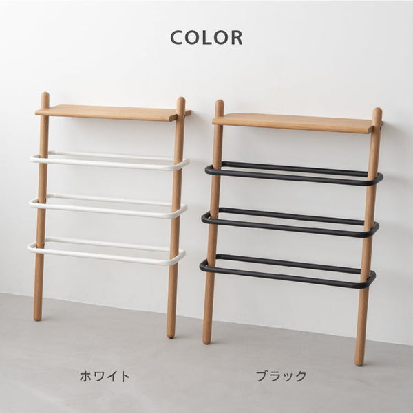 スーク シューズ ラック #オーク×ホワイト