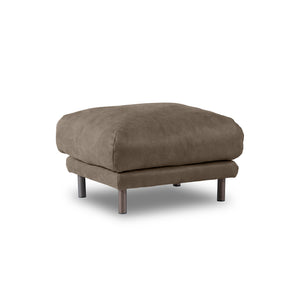 クワトロベリーニ　オットマン #PLT111 プラチナグレー（プライムレザーテックス）