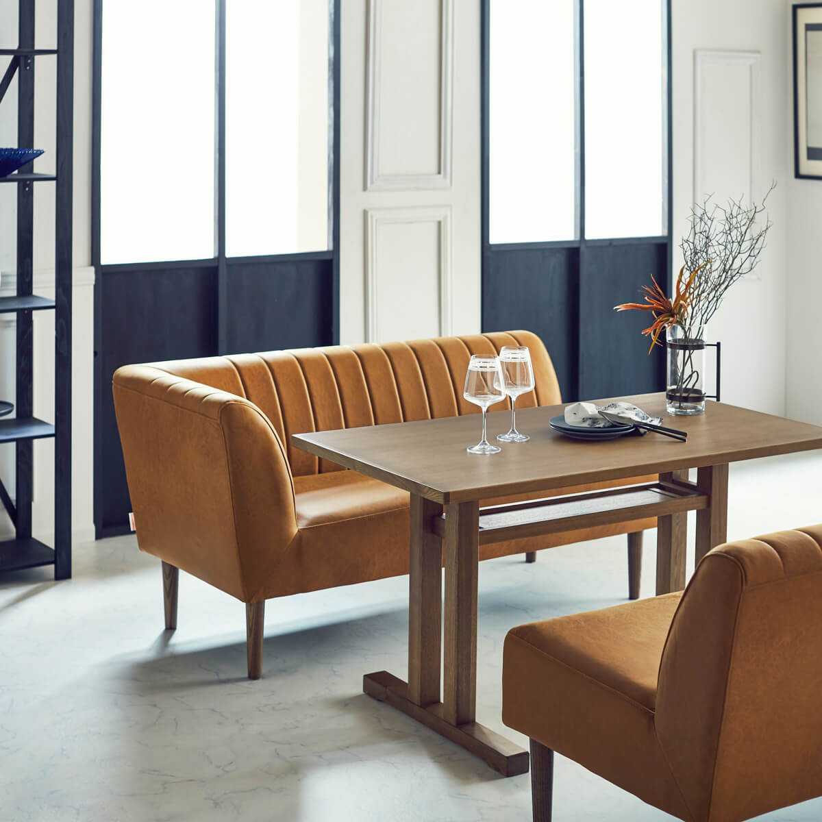 関家具　RELAX FORMソルナテーブル高さ65.5cm ソルナ ダイニングテーブル 幅115cm ｜RELAX FORM®（リラックス