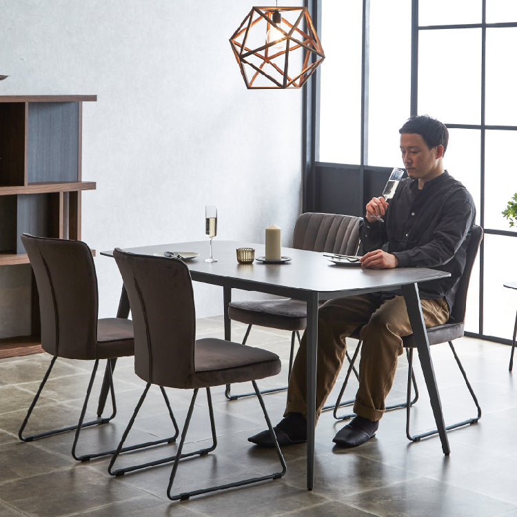 【美品】高級ダイニングテーブルセット　150サイズ ベルグN150 美品】高級ダイニングテーブルセット 150サイズ ベルグN150