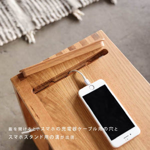 トラビス サイドテーブル #ウォールナット