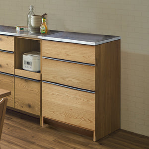 オウルⅢ カウンター 幅70cm 引き出し #ウォールナット