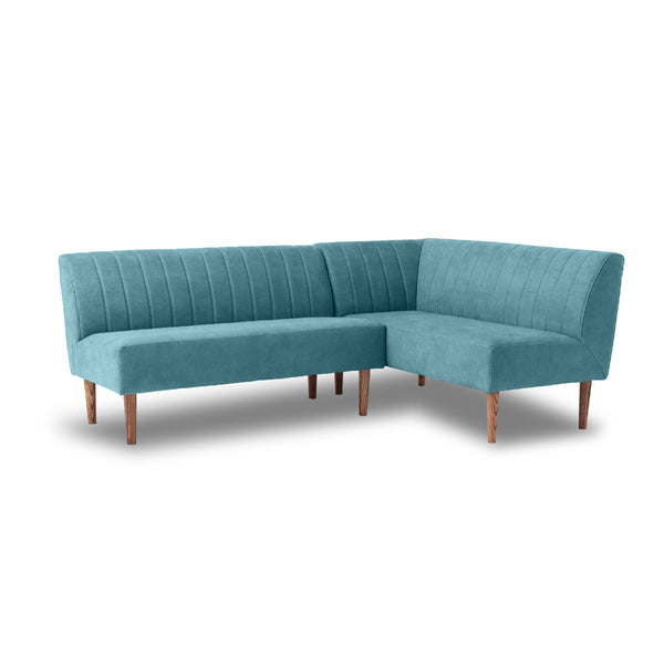 ソルナ　LDソファ　幅187cm #LT01 キャメル（レザーテックス アニリン） #左カウチ