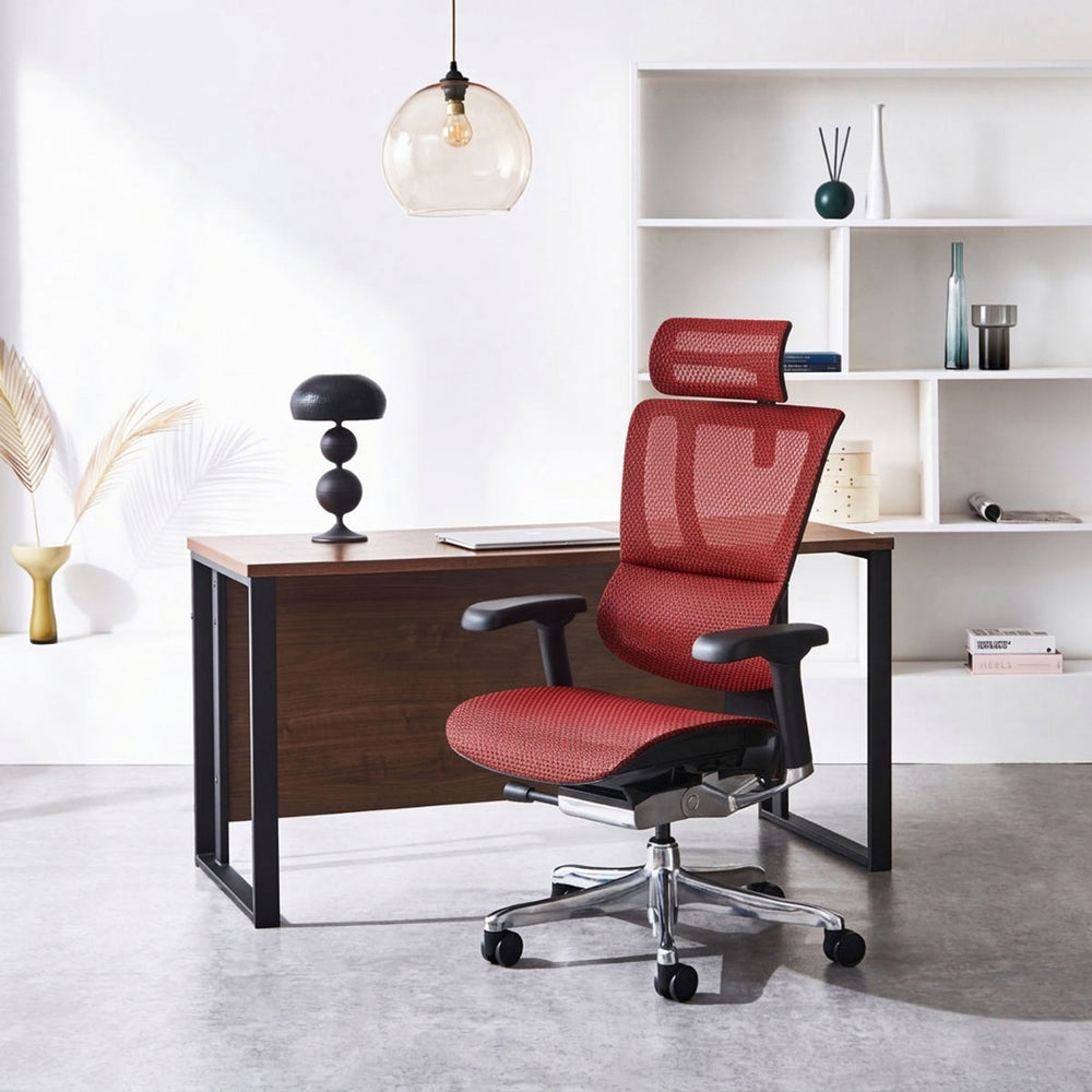 【OUTLET】エルゴヒューマン FIT2 ハイタイプ ブラック/レッド 新基盤