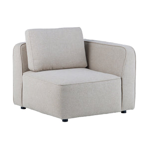 ミリス コーナーソファ #サンドベージュ #ブークレ生地