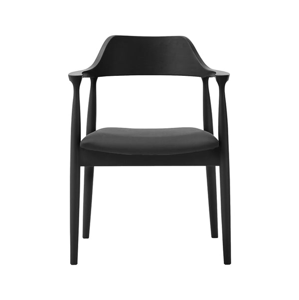 ロジャー ダイニングチェア G型 #ブラック