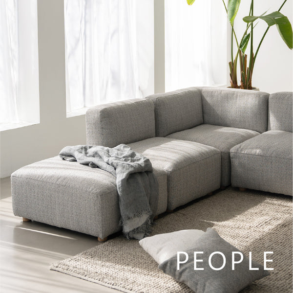 ピープル オットマン #フロストグレー #Sサイズ