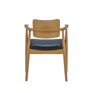 カストロ ダイニングチェア #ブラウン色/合皮ブラック