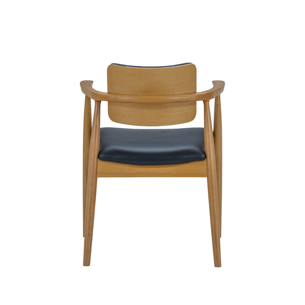 カストロ ダイニングチェア #ブラウン色/合皮ブラック