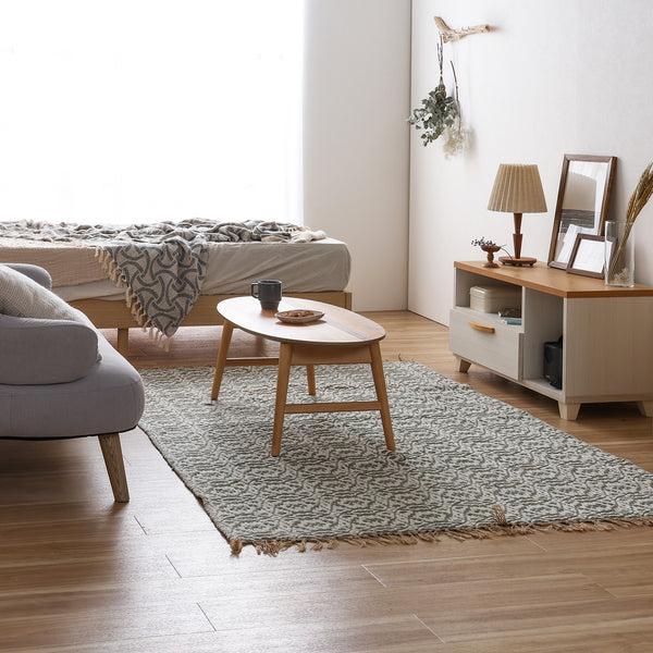 クック テレビボード #ホワイト/ナチュラル #幅89cm